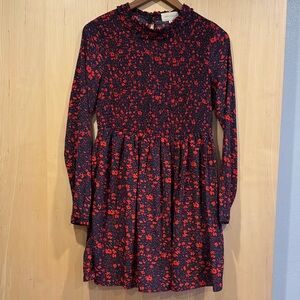 MELLODAY smocked  Floral Dress